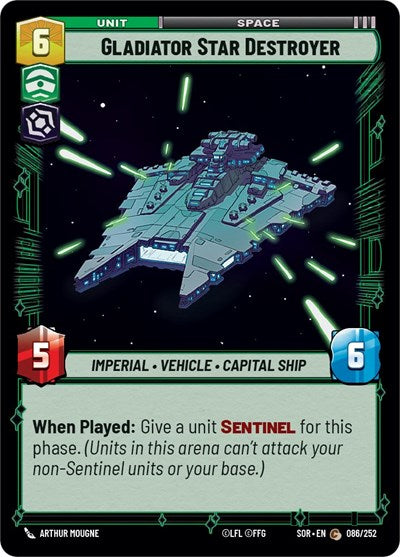 Gladiator Star Destroyer - 086/252 - Common - Spark of Rebellion