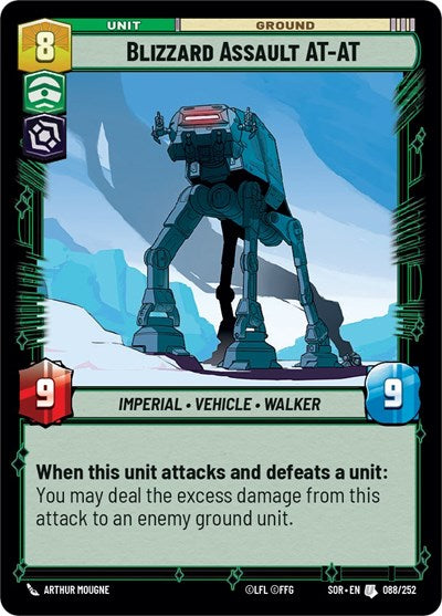 Blizzard Assault AT-AT - 088/252 - Uncommon - Spark of Rebellion