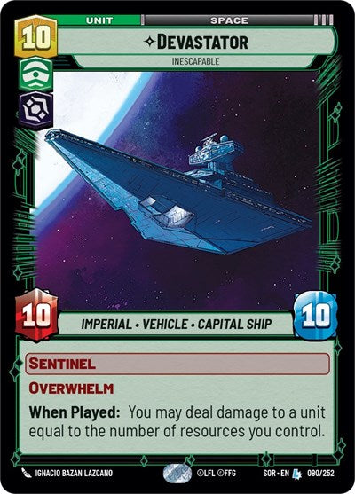 Devastator - Inescapable - 090/252 - Legendary - Spark of Rebellion