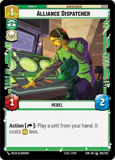 Alliance Dispatcher - 093/252 - Common - Spark of Rebellion