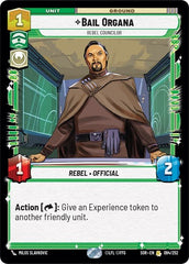 Bail Organa - Rebel Councilor - 094/252 - Rare - Spark of Rebellion