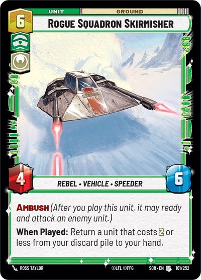 Rogue Squadron Skirmisher - 101/252 - Uncommon - Spark of Rebellion