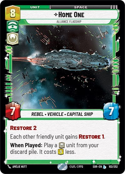 Home One - Alliance Flagship - 102/252 - Legendary - Spark of Rebellion