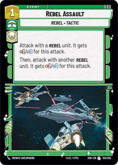 Rebel Assault - 103/252 - Uncommon - Spark of Rebellion