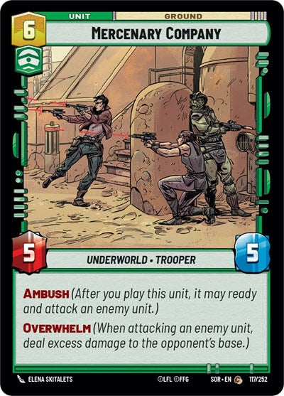 Mercenary Company - 117/252 - Common - Spark of Rebellion