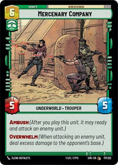 Mercenary Company - 117/252 - Common - Spark of Rebellion