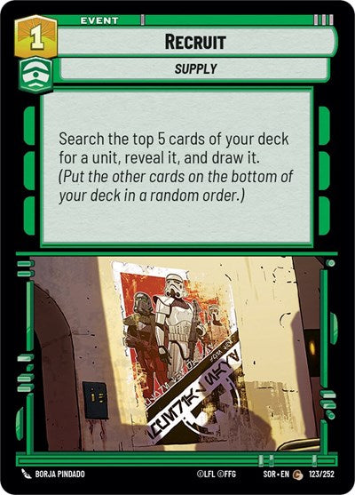 Recruit - 123/252 - Common - Spark of Rebellion