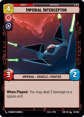 Imperial Interceptor - 132/252 - Common - Spark of Rebellion