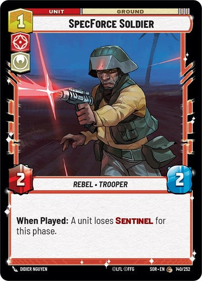 SpecForce Soldier - 140/252 - Common - Spark of Rebellion