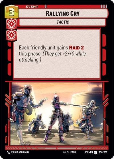 Rallying Cry - 154/252 - Uncommon - Spark of Rebellion