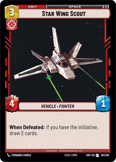 Star Wing Scout - 163/252 - Uncommon - Spark of Rebellion