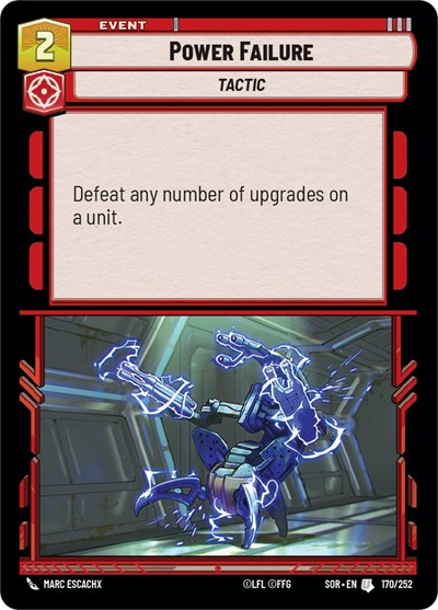 Power Failure - 170/252 - Uncommon - Spark of Rebellion