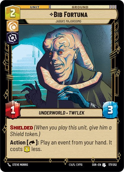 Bib Fortuna - Jabba's Majordomo - 177/252 - Uncommon - Spark of Rebellion