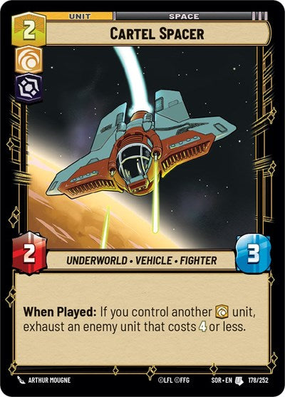 Cartel Spacer - 178/252 - Uncommon - Spark of Rebellion