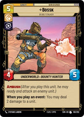 Bossk - Deadly Stalker - 182/252 - Uncommon - Spark of Rebellion