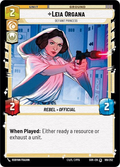 Leia Organa - Defiant Princess - 189/252 - Special - Spark of Rebellion