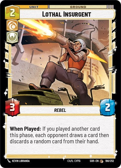 Lothal Insurgent - 190/252 - Common - Spark of Rebellion