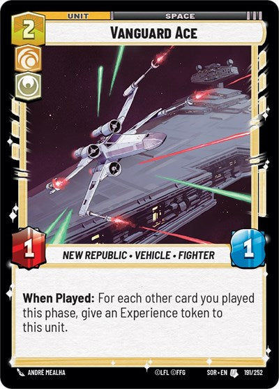Vanguard Ace - 191/252 - Uncommon - Spark of Rebellion