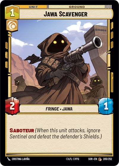 Jawa Scavenger - 205/252 - Common - Spark of Rebellion