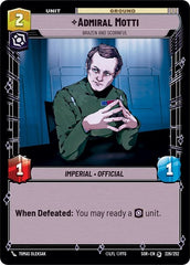 Admiral Motti - Brazen and Scornful - 226/252 - Special - Spark of Rebellion