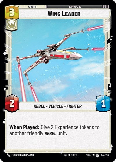 Wing Leader - 241/252 - Uncommon - Spark of Rebellion