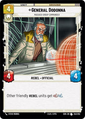 General Dodonna - Massassi Group Commander - 242/252 - Uncommon - Spark of Rebellion