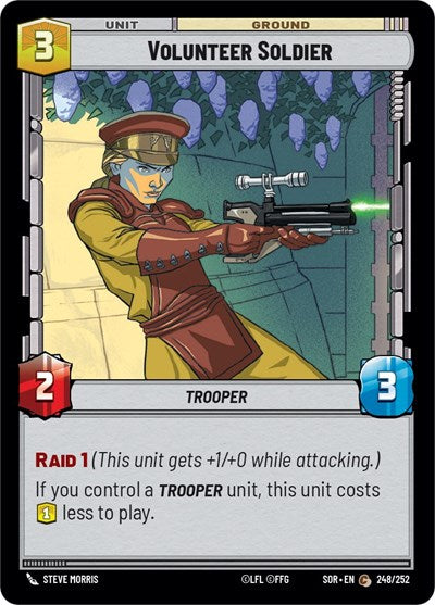 Volunteer Soldier - 248/252 - Common - Spark of Rebellion
