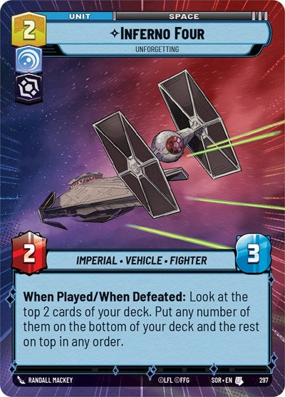 Inferno Four - Unforgetting - 297 - Uncommon (Hyperspace) - Spark of Rebellion