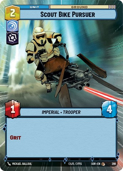 Scout Bike Pursuer - 298 - Common (Hyperspace) - Spark of Rebellion