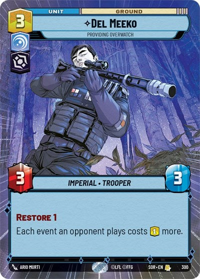 Del Meeko - Providing Overwatch - 300 - Rare (Hyperspace) - Spark of Rebellion