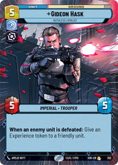 Gideon Hask - Ruthless Loyalist - 302 - Rare (Hyperspace) - Spark of Rebellion