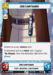 Jedi Lightsaber - 319 - Rare (Hyperspace) - Spark of Rebellion