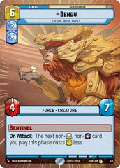Bendu - The One in the Middle - 321 - Rare (Hyperspace) - Spark of Rebellion