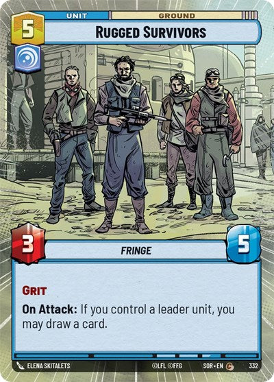 Rugged Survivors - 332 - Common (Hyperspace) - Spark of Rebellion