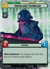 Superlaser Technician - 348 - Common (Hyperspace) - Spark of Rebellion