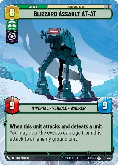 Blizzard Assault AT-AT - 352 - Uncommon (Hyperspace) - Spark of Rebellion