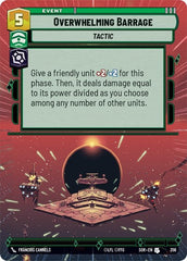 Overwhelming Barrage - 356 - Uncommon (Hyperspace) - Spark of Rebellion