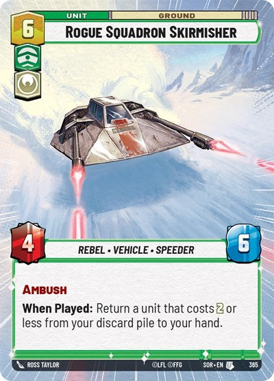 Rogue Squadron Skirmisher - 365 - Uncommon (Hyperspace) - Spark of Rebellion