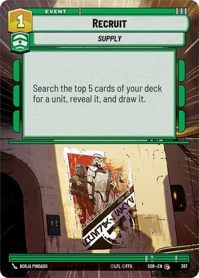 Recruit - 387 - Common (Hyperspace) - Spark of Rebellion