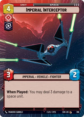 Imperial Interceptor - 396 - Common (Hyperspace) - Spark of Rebellion