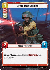 SpecForce Soldier - 403 - Common (Hyperspace) - Spark of Rebellion