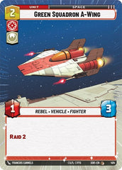 Green Squadron A-Wing - 404 - Common (Hyperspace) - Spark of Rebellion