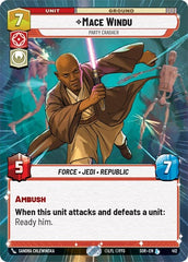 Mace Windu - Party Crasher - 412 - Legendary (Hyperspace) - Spark of Rebellion