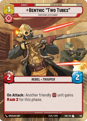 Benthic "Two Tubes" - Partisan Lieutenant - 419 - Uncommon (Hyperspace) - Spark of Rebellion