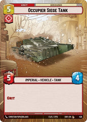 Occupier Siege Tank - 428 - Common (Hyperspace) - Spark of Rebellion