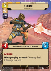 Bossk - Deadly Stalker - 445 - Uncommon (Hyperspace) - Spark of Rebellion