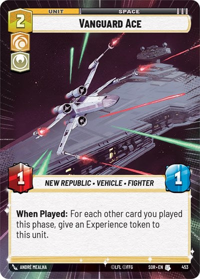 Vanguard Ace - 453 - Uncommon (Hyperspace) - Spark of Rebellion