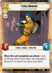 Ezra Bridger - Resourceful Troublemaker - 454 - Uncommon (Hyperspace) - Spark of Rebellion