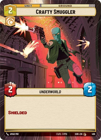 Crafty Smuggler - 469 - Common (Hyperspace) - Spark of Rebellion