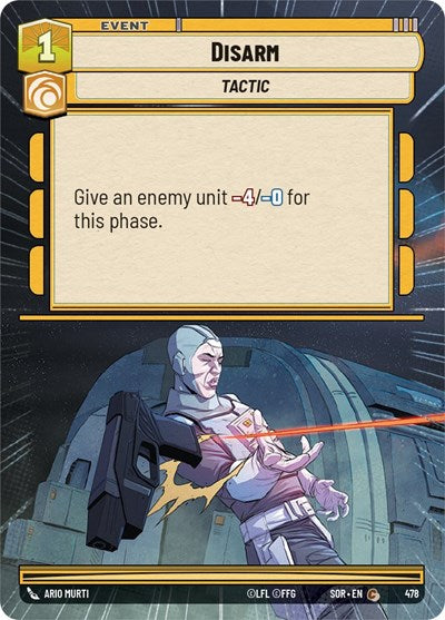 Disarm - 478 - Common (Hyperspace) - Spark of Rebellion